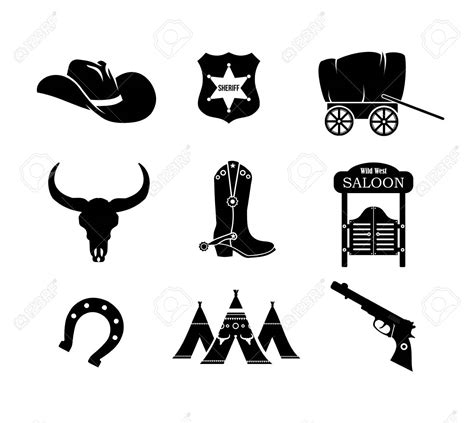 Western Clip Art Vector At Collection Of Western Clip