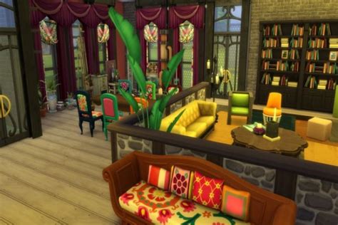 Blackys Sims 4 Zoo Hippie Loft By Chilli • Sims 4 Downloads
