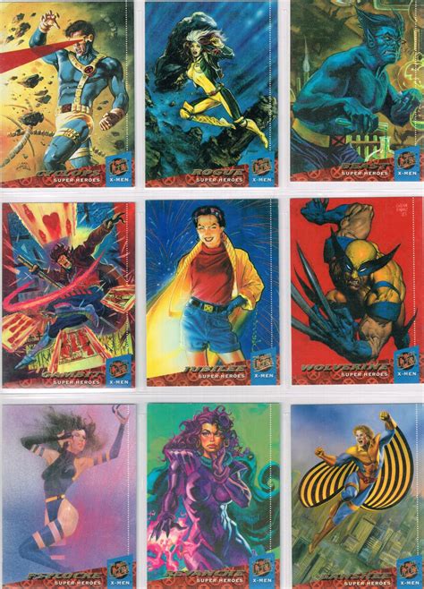1994 Fleer Ultra X Men Trading Cards Rmarvel