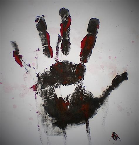 Bloody Hand Print By Lucidalice On Deviantart