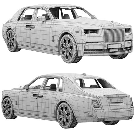 Rolls Royce Phantom Series Ii 3d Model For Corona