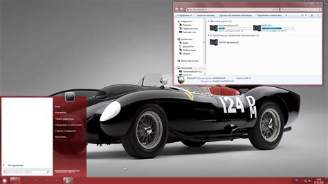 Скачать тему Ferrari Theme By Vikitech для Windows 7