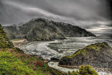 Foggy Oregon Coast Photograph By Jon Burch Photography Pixels