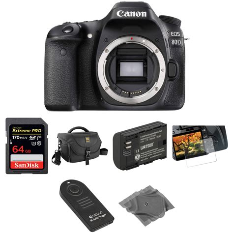 Canon Eos 80d Dslr Camera Basic Kit Bandh Photo Video