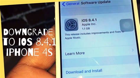 Downgrade Iphone 4s Ios 841 After Apple Stops Signed Ios 62020