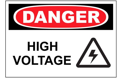 Danger Labels High Voltage Wholesale Safety