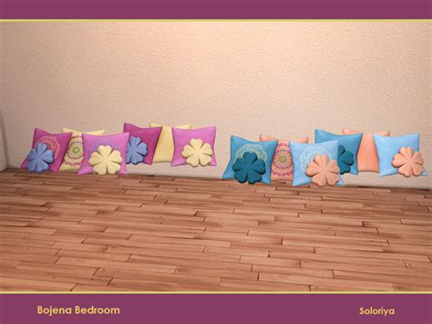 The Sims Resource Bojena Bedroom Bed Pillows