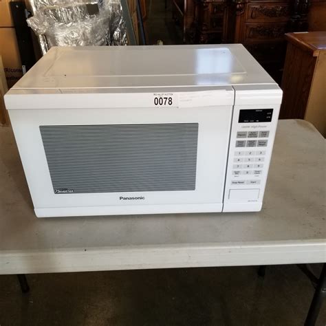 White Panasonic Inverter Microwave Big Valley Auction