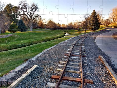 48 Pieces — Jigsaw Puzzle Railroad Tracks