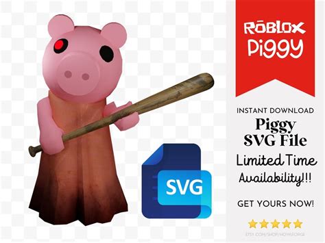 Piggy Roblox Svg File Instant Download Roblox Piggy Etsy