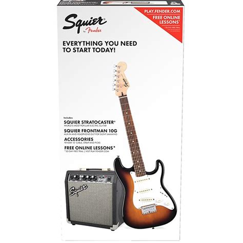 Fender Squier Pack Affinity Series SSS Stratocaster Electric Guitar