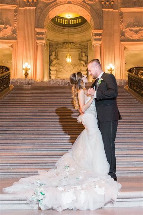 All of her designs are produced in the city and reflect her love of that simple, vintage aesthetic. Breathtaking San Francisco Wedding at City Hall - MODwedding