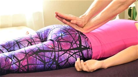 How To Massage The Glutes Hips For Low Back Pain Relief Bodywork Tutorial To Relieve Sciatica
