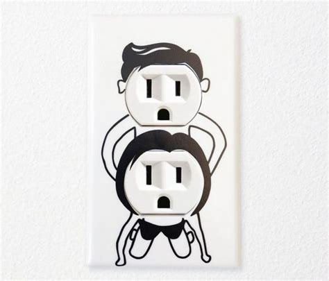 Inappropriate Lighting Outlet Decals Funny Decal