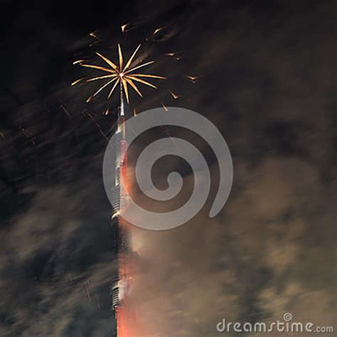 Dubai United Arab Emirates December 31 2016 Fireworks Displ
