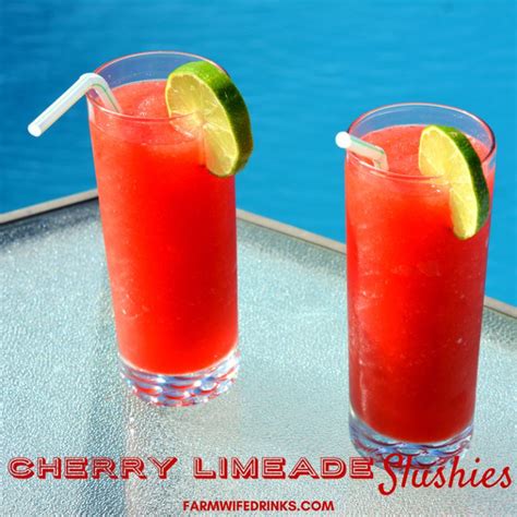 Cherry Limeade Slushies