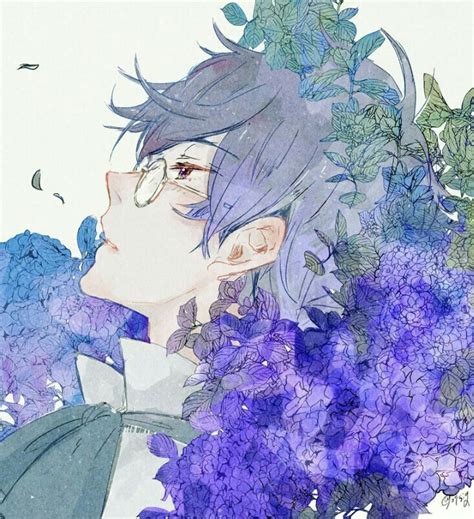 Flower Aesthetic Anime Blue Anime Pfp Anime Wallpaper Hd Images And
