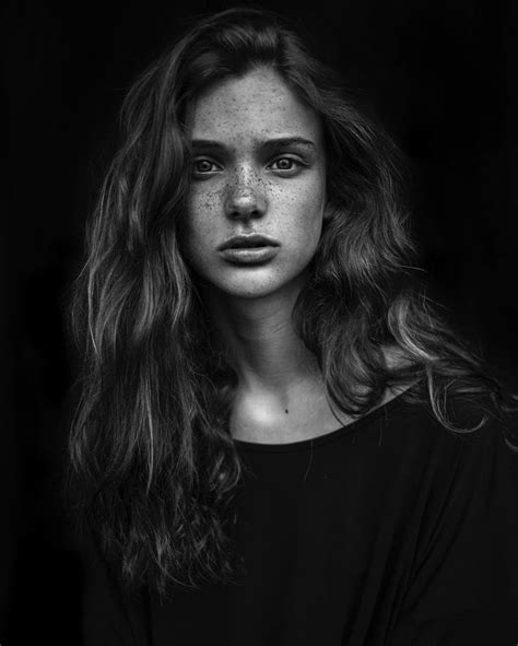 Beautiful Portraits Of Women With Freckles Self Portrait Photography