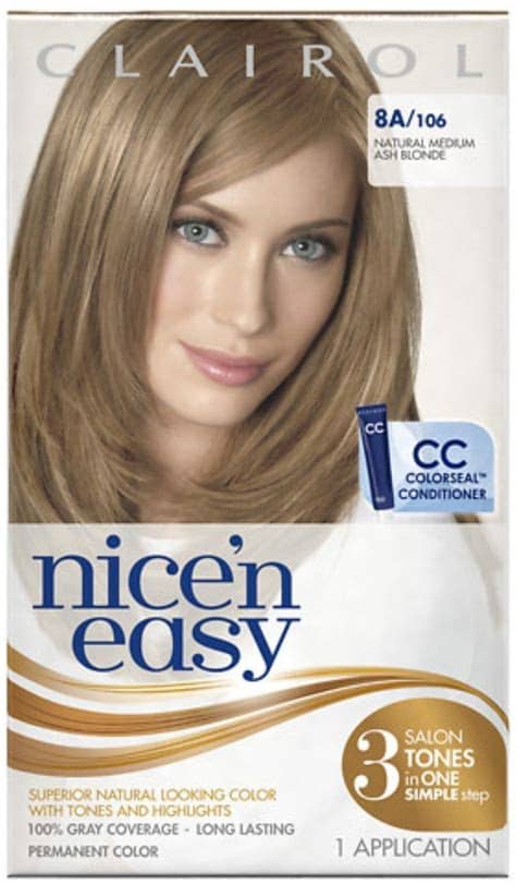 Can blonde permanent hair dye cause dark brown hair to turn orange clairol nice n easy? NICE and EASY -106 MED ASH BLOND KIT >>> More info could ...