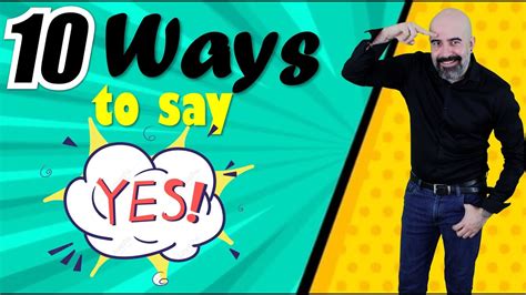 10 Different Ways To Say Yes In English Youtube