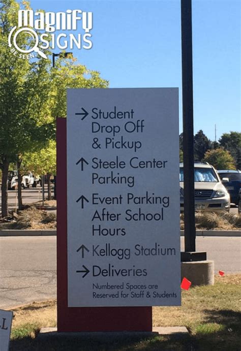 Custom Wayfinding Signage Interior Directional Signs Magnify Signs
