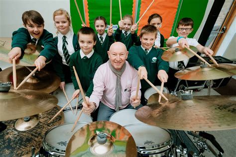 Telford Pupils Rockin All Over The School With Ex Quo Drummer Jeff