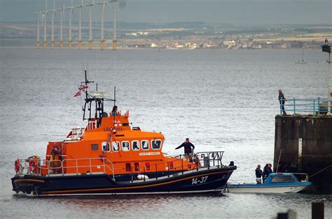 The rnli is the charity that saves lives at sea. Hartlepool RNLI all-weather lifeboat tows boat to safety ...