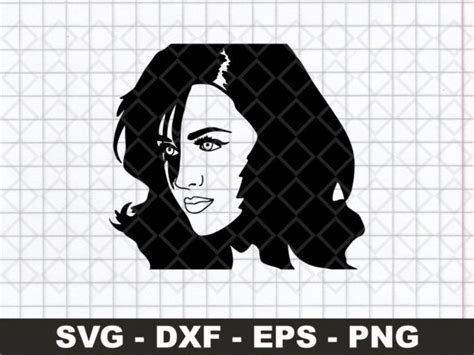 Katy Perry Silhouette Vector Art Katy Perry Svg Vectorency