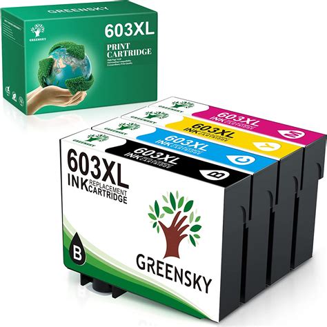 Greensky 603xl Ink Cartridges Multipack Compatible For Epson 603 603xl