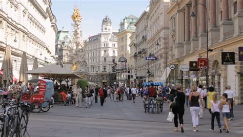 Vienna Austria June 28 2014 The Graben Is A Famous Street In