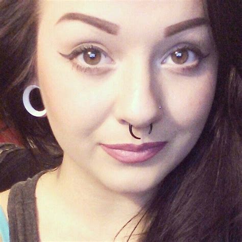 Stretched Septum And Ears Stretched Septum Nostril Hoop Ring Nose