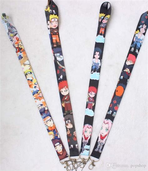 Wholesale Mixed Japanese Anime Lanyards Key Chain Neck Lanyard Mobile Neck Straps From Popshop