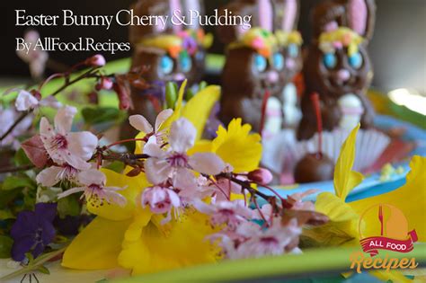 Easter Bunny Cherry Pudding All Food Recipes