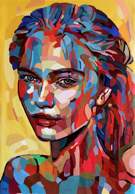 Portraits Paintings Abstract Portrait Painting Portrait Drawing