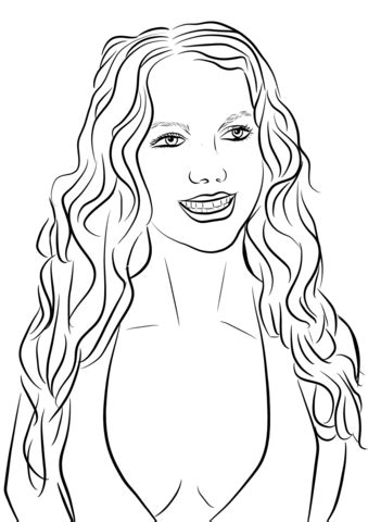 britney spears coloring page  printable coloring pages