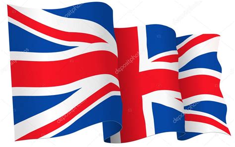 Uk British Flag Waving — Stock Photo © Somartin 79747960