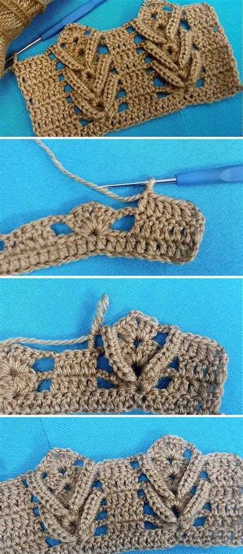 Crochet Fishbone Pattern You Can Learn Easily Crochetbeja Unique