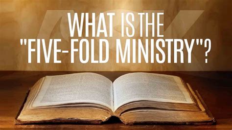 What Is The Five Fold Ministry Youtube