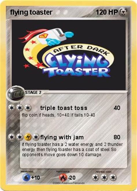 Pokémon Flying Toaster Triple Toast Toss My Pokemon Card