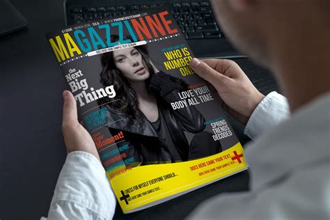 Magazine Cover Template Magazine Templates ~ Creative Market