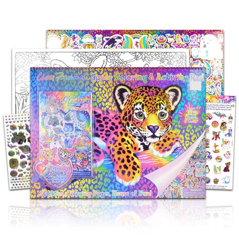 Buy Lisa Frank Super Coloring And Activity Pad Over 375 Colorful