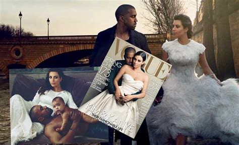 Las Fotos De Kanye West Y Kim Kardashian En Vogue Amenzing