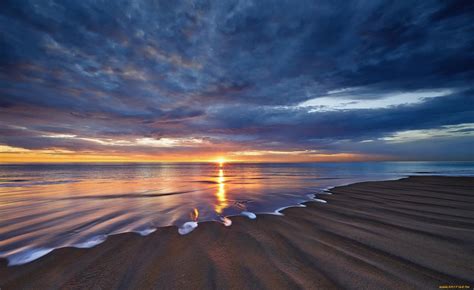 Tapeta Na Monitor Příroda Pláž Moře Slunce Západ Slunce Nebe