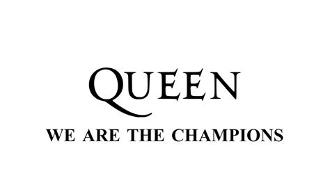 Queen We Are The Champions Remastered Youtube