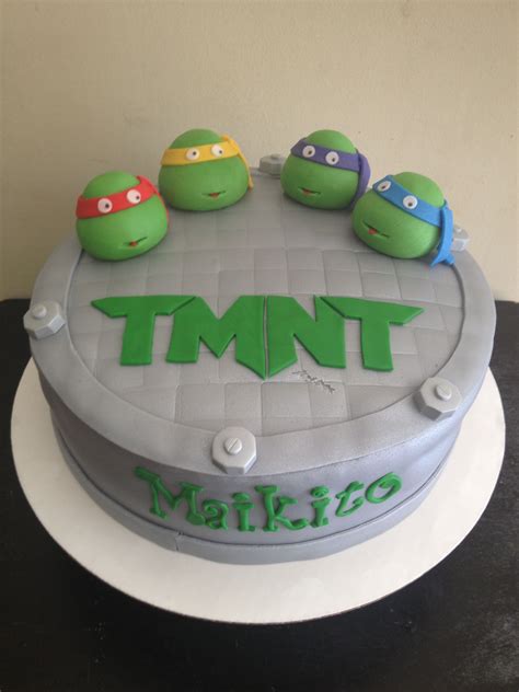 Tmnt Cake Tmnt Cake Ninja Turtles Birthday Party Tmnt Party