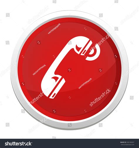 Phone Call Icon Stock Vector Royalty Free 590185697 Shutterstock