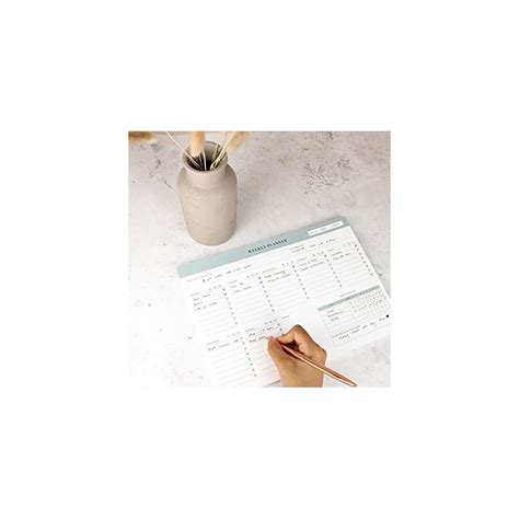 Minimalist Weekly Planner A Tear Off Anotepad Weekly Deskpad Undated