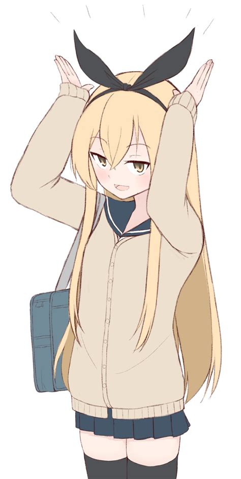 Tiemu Man Shimakaze Kancolle Kantai Collection Absurdres Commentary Request Highres