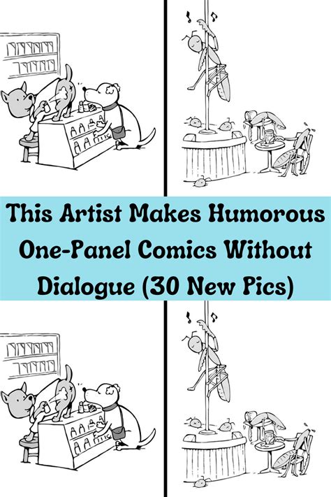 This Artist Makes Humorous One Panel Comics Without Dialogue 30 New
