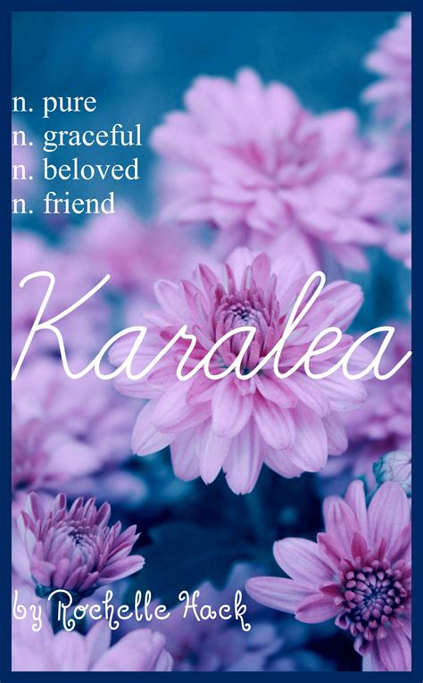 Baby Girl Name Karalea Kara Leeya Meaning Pure